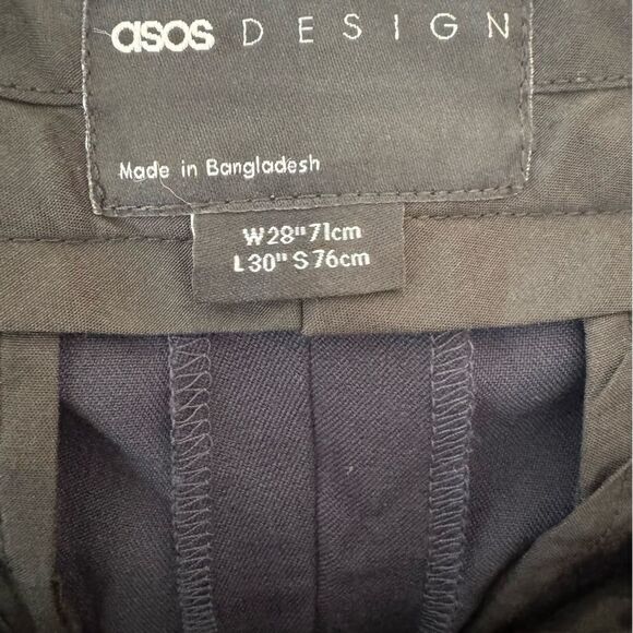 ASOS navy trousers size 28 - Picture 4 of 4